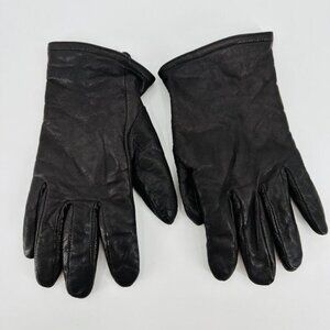 Thinsulate Gloves Chocolate Brown Leather Lined Insulated Winter Large Gloves